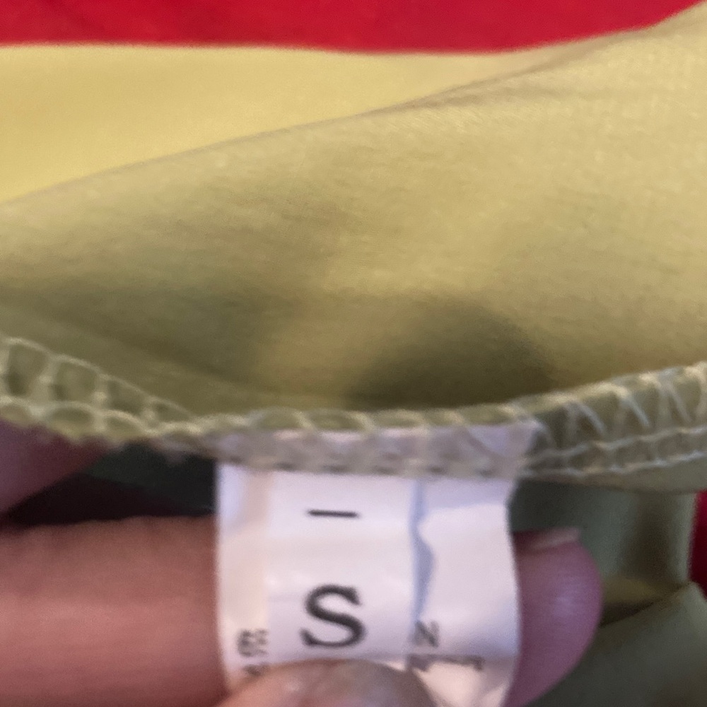 Floral detailed cute green slip great condition size small cotton blend - Picture 6 of 6